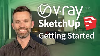 Vray for SketchUp — Getting Started How to Create Your First Photorealistic Rendering [upl. by Fablan]