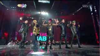 121229 2012 SBS Gayo Daejun  BIGBANG  CRAYON  FANTASTIC BABY [upl. by Rinna]