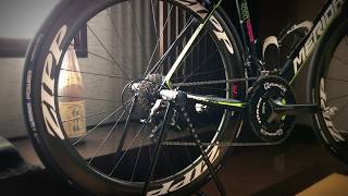 ZIPP 404 firecrest Carbon Wheels Sound [upl. by Eimac]