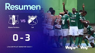 Alianza Petrolera vs Deportivo Cali resumen y goles  Liga BetPlay Dimayor 2023I  Fecha 15 [upl. by Idnil138]