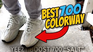 Adidas Yeezy Boost 700 “Salt”  Unboxing On Feet Review [upl. by Fonsie981]