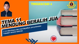 PDPR Bahasa Melayu Tingkatan 4  SP234  Kemahiran Membaca [upl. by Dylana]