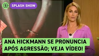 Ana Hickmann ao vivo no Hoje Em Dia apresentadora aparece sem tipoia e agradece apoio após agressão [upl. by Raffaj]