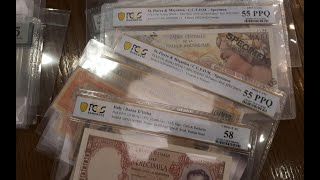 141 World Rare Banknotes PMG – PCGS  ACG Grading Collection – Sept 19 2024 banknote currency [upl. by Nahtanaoj]