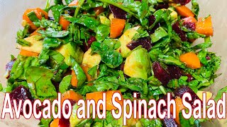 Avocado and Spinach Salad [upl. by Akemaj]