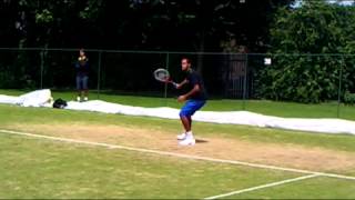 Sampras Serve Copy Seen At Wimbledon Qualifying 2012 [upl. by Drawyeh]