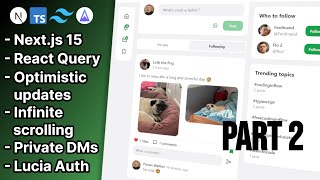 Build A FullStack Social Media App With Nextjs 15  Part 22 [upl. by Bouley820]