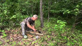 Total Outdoorsman How to Sharpen an Axe in the Field [upl. by Cutty]