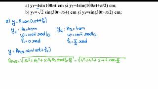 ❗❗Problema rezolvata clasa a XIa Compunerea Oscilațiilor  nivel începător ❗❗ [upl. by Lilli]