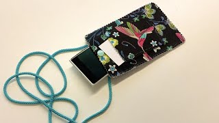 Petite Pochette pour téléphone  couture Madalena [upl. by Yrreb]