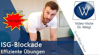 ISG Blockade selbst lösen ✅ Ganz einfach amp sofort Iliosakralgelenk Schmerzen weg mit Physiotherapie [upl. by Stan]