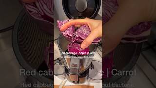 💜Cold Pressed Red Cabbage Carrot Apple Juice Nama J2 Juicer code RIANE55 healthylifestyle juice [upl. by Schroeder]