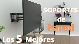 👉Los 5 Mejores SOPORTES de TV para PARED 📺 CalidadPrecio del 2024 [upl. by Oibirot]