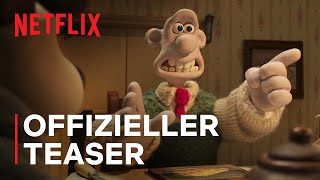 Wallace amp Gromit Vergeltung mit Flügeln  Offizieller Teaser  Netflix [upl. by Sitra186]