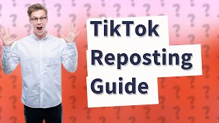 Do people see when you repost their TikTok [upl. by Mowbray]