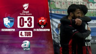 Erzurumspor 03 24 Erzincanspor MAÇ ÖZETİ Ziraat Türkiye Kupası 4 Tur Maç  A Spor  06122023 [upl. by Sivrad]