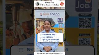 Job Fair on 27 Sep 2024  Don Bosco Pvt ITI Ranchi [upl. by Neumeyer]