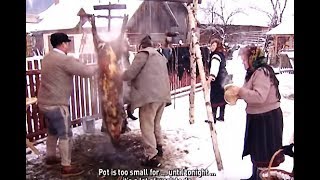 TĂIEREA ȘI POMANA PORCULUI BUCOVINA  ENGLISH SUB  Traditional ”Pig slaughter” ”Pomana” Christmas [upl. by Eveline]