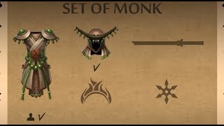 Shadow Fight 2  ASCENSION  Collect SET OF MONK 「Android Gameplay」 [upl. by Leirbma748]