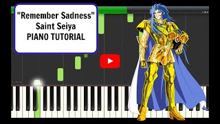 Como tocar Remember Sadness Synthesia tutorial de piano [upl. by Brockwell]