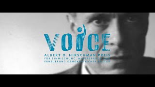 VOICE  ALBERT O HIRSCHMAN PREIS [upl. by Markus194]