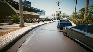 Big Party at the Eurodyne Villa With 66 Cyberpunk 2077 Prized Cars and Motorcycles Custom Music [upl. by Sawtelle]