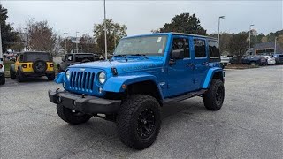 Used 2015 Jeep Wrangler Unlimited Cary NC YP66759A [upl. by Amalita]