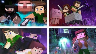 Through The Night The Complete Minecraft Music Video Series [upl. by Wilbert]