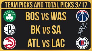 NBA Picks Today 3172024  NBA Bets Today NBA Predictions Today [upl. by Lehpar]