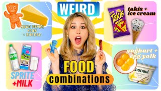 Trying Over 20 Weird Food Combinations that you suggested [upl. by Dnomrej]