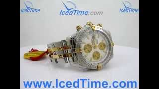 Breitling Chronomat Evolution Silver Dial Chronograph Mens Watch B1335611G570TT [upl. by Adnamma]