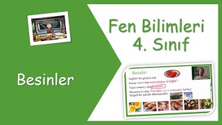 4 Sınıf Fen Bilimleri  Besinler [upl. by Peterson138]