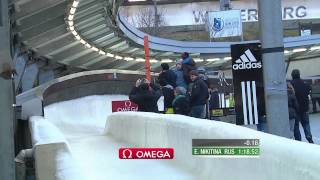 FIBT  Womens Skeleton World Cup 20132014  Winterberg Heat 2 [upl. by Noit]