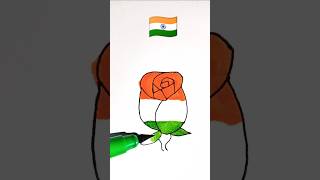 India flag🇮🇳 art viralvideo shrots [upl. by Clute874]