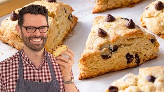 Amazing Chocolate Chip Scone Recipe [upl. by Dodi262]