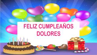 Dolores Wishes amp Mensajes  Happy Birthday [upl. by Ressler]