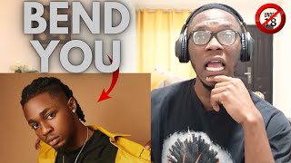 Omah Lay  bend you  Lyrics Reaction [upl. by Aizatsana]