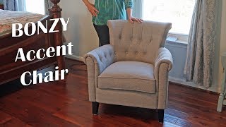 ACCENT CHAIR 🌺 Armchair Stylish Living Rom Bedroom Seating Review 👈 [upl. by Brezin]