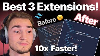 3 MustHave VS Code Extensions for Tailwind CSS [upl. by Hairakcaz]