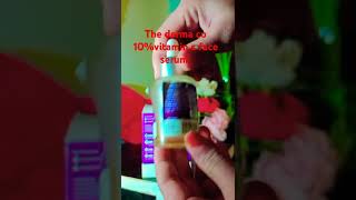 The derma co 10 vitamin c face serum  shortytshorts afsanakshorthatoon [upl. by Neelik]