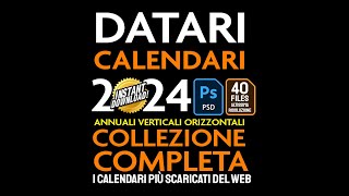 Creare Un Calendario Personalizzato con Photoshop [upl. by Ettebab]