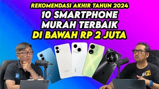 10 Smartphone Murah Terbaik di Bawah 2 Juta Rupiah  Akhir 2024 [upl. by Lehar]