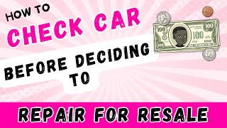 How to Check a Car Before Deciding to Repair it for Sale 👉9192288610 [upl. by Burner866]