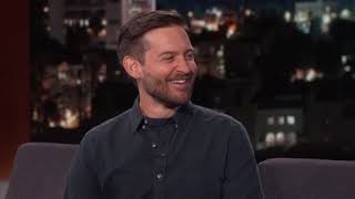 Tobey Maguire Interview With Jimmy Kimmel [upl. by Caassi]