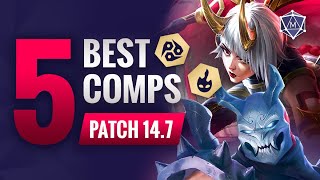 5 BEST Comps in TFT Patch 147B  Set 11 Teamfight Tactics Guide [upl. by Genny671]