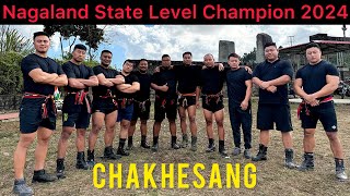 CHAKHESANG HOHO is CHAMPION of STATE LEVEL TRIBAL TUG OF WAR 2024 [upl. by Sokim]