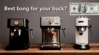 Delonghis Best Budget Home Espresso Machines Stilosa vs Dedica vs ECP 3420 [upl. by Nilrah]