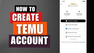 How To Create Temu Account  Sign Up amp Register Temu Account  Temu Email Verification  TEMU [upl. by Kaleena]