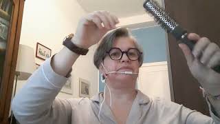 asmr piega capelli lisci per Francesca [upl. by Ahsilahk]