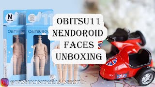 Obitsu11 body and clothes Nendoroid faces unboxing [upl. by Aynatan957]